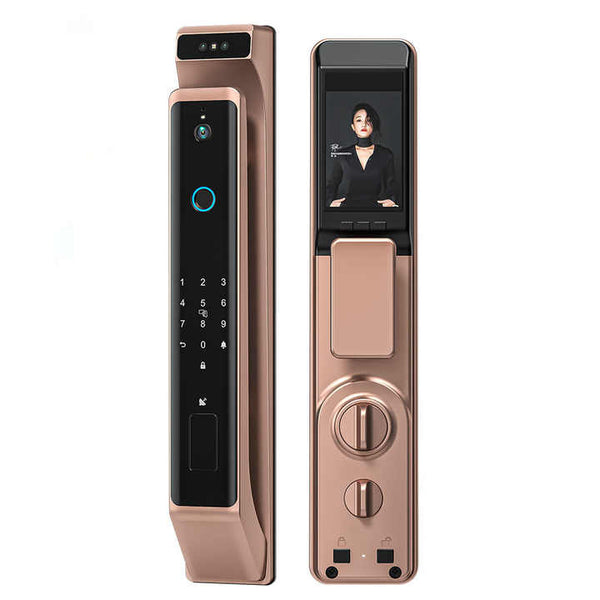 Face Recognition Locks Front Electric Lock Fingerprint Keyless Smart Digital Home Door Lock Box Security Smart Keys