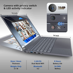 New design 15.6'' Intel notebook N5095 win11 laptop computer China factory cheap gaming laptop computers laptops and desktops