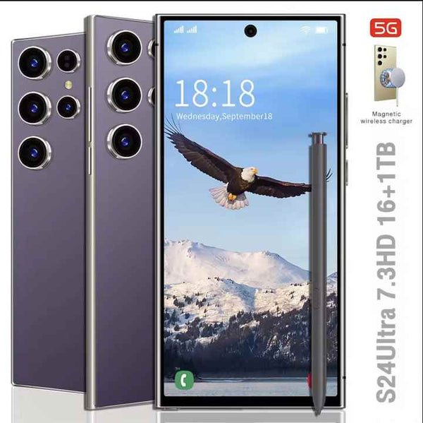 S24 ultra s24+ pro New Smartphones 5G Smart Mini Cell Mobile 2Nd Hand Phones Cheap Phone