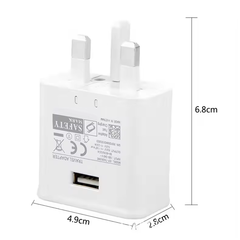 Universal Mobile Phone 15W 10W Usb Wall Charger QC3.0 Power Adapter Uk 3 Pin Travel Adapter For Samsung S6 S8 S9 S10 USB Adapter