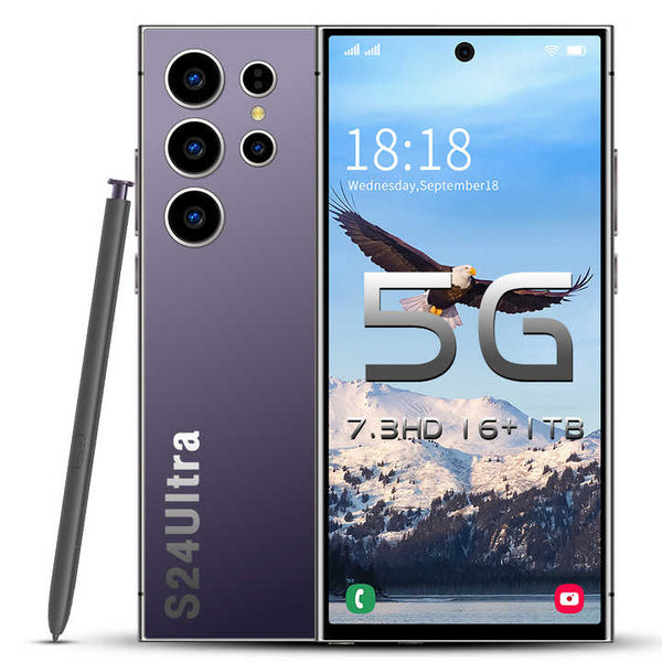 2024 New Popular 5g smartphone S24ultra Global Unlock Android 13 6800mh Main Camera 64 Mp Cheap Gaming Phone