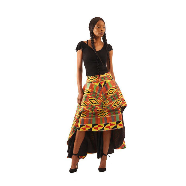 Kente Hi-Lo 2-Pc Skirt Womens Skirts