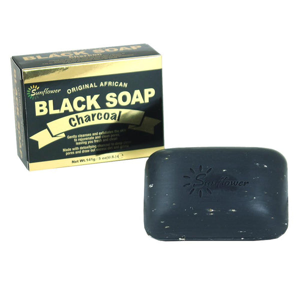 Charcoal Black Soap - 5 Oz. African