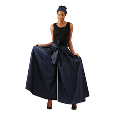 Denim Palazzo Pants African Pant Suits