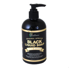 Liquid Black Soap: Shea Butter - 12 Oz. African Soap