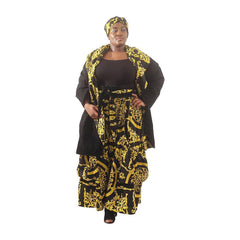 Reversible Suede Jacket & Palazzo Pants African Pant Suits