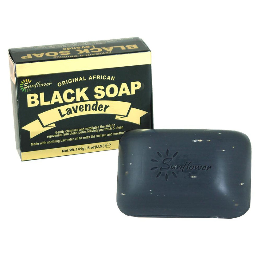 Lavender Black Soap - 5 Oz. African