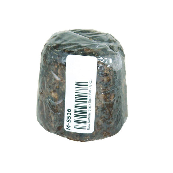 Raw Natural Black Soap Bar - 8 Oz. African