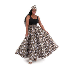 Flecktarn Camo Long Skirt Womens Skirts