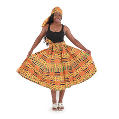 Kente Skirt #1 Womens Skirts