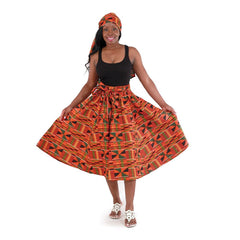 Kente Skirt #2 Womens Skirts