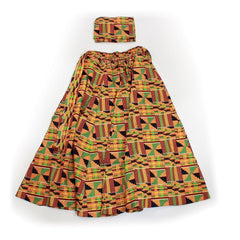 Kente Long Skirt #2 Womens Skirts