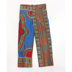 Traditional Print Draw-String Pants