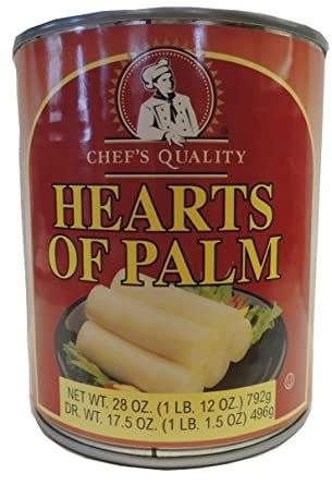 Chefs Quality Hearts Of Palm (28 Oz)