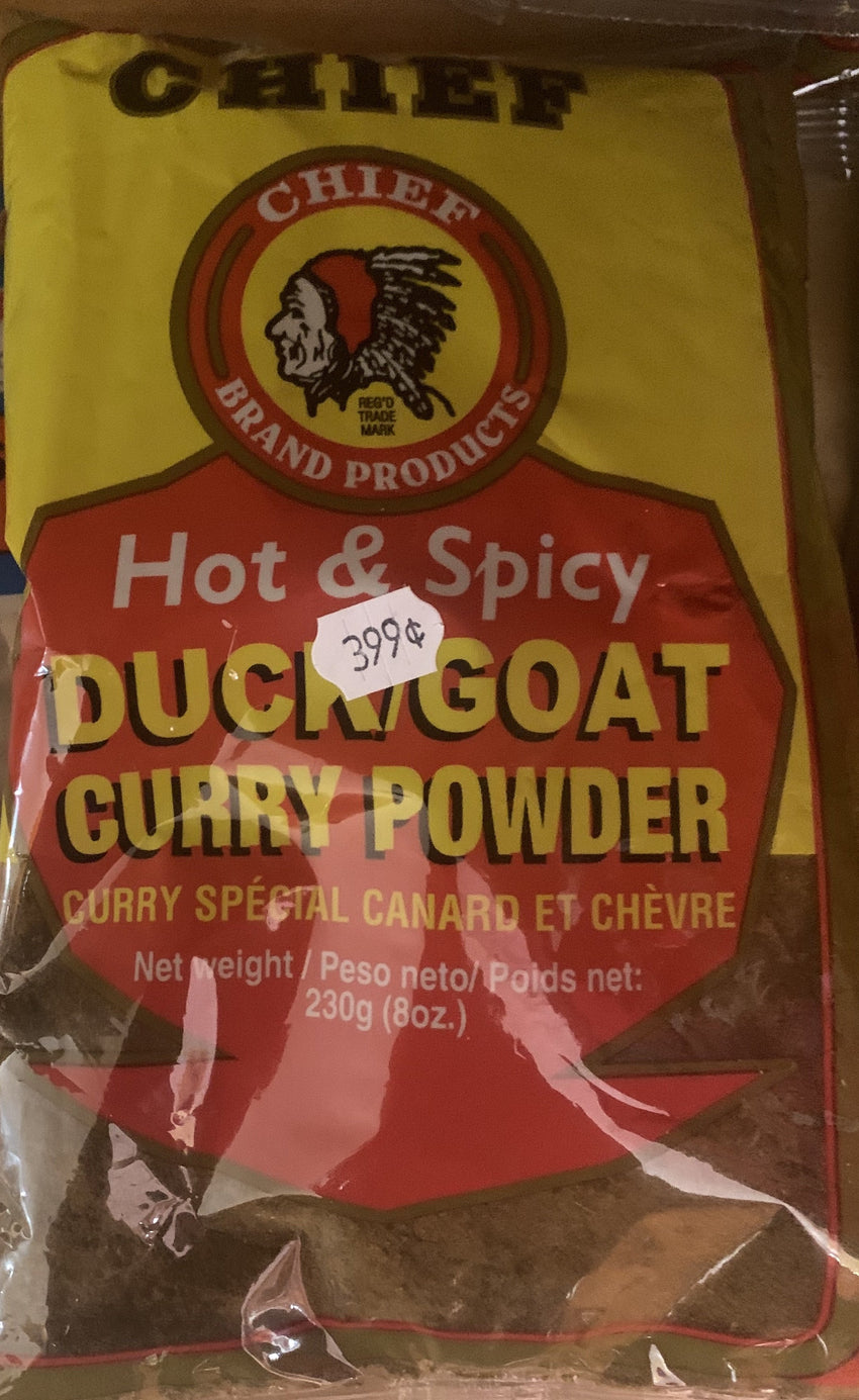 Chief Goat Curry Powder - Hot & Spicy (8 Oz)