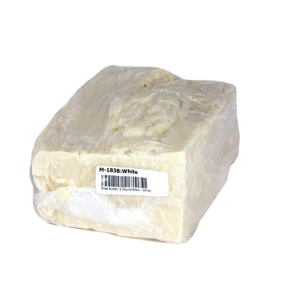 Shea Butter: 5 Pound Block White African Butter